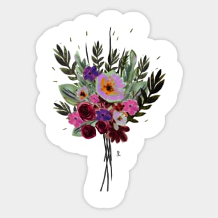 Bouquet Rose Sticker